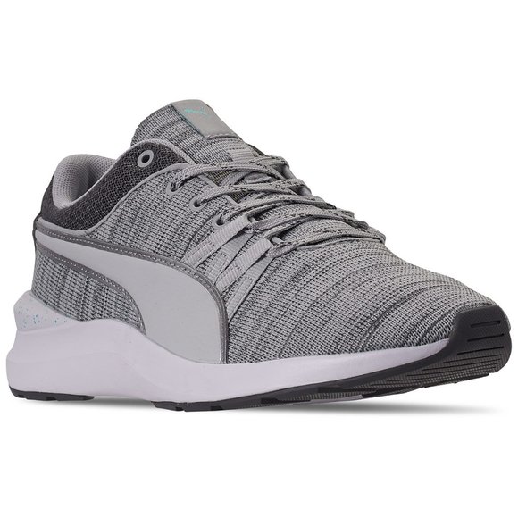 Puma Women's Adela Knit Speckle Sneakers Glacier Gray/Steel Gray Size 6 - - Picture 1 of 4